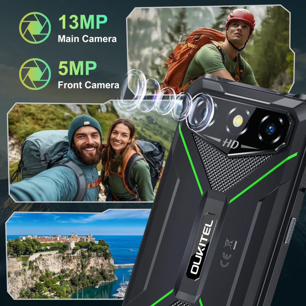 Wytrzymały smartfon OUKITEL G3, odblokowany – 16GB+256GB/1TB TF, 6-calowy, 6300mAh