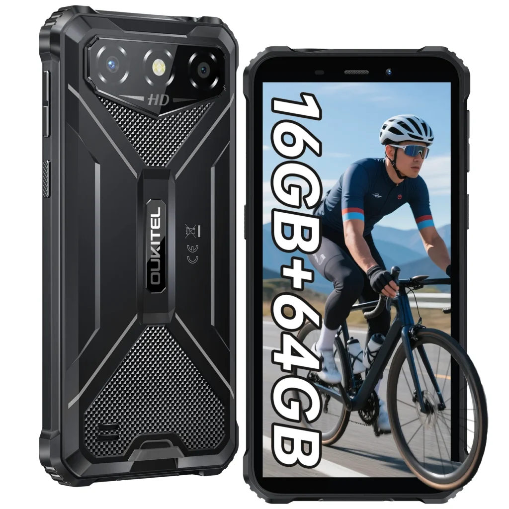 Wytrzymały smartfon OUKITEL G3, odblokowany – 16GB+256GB/1TB TF, 6-calowy, 6300mAh