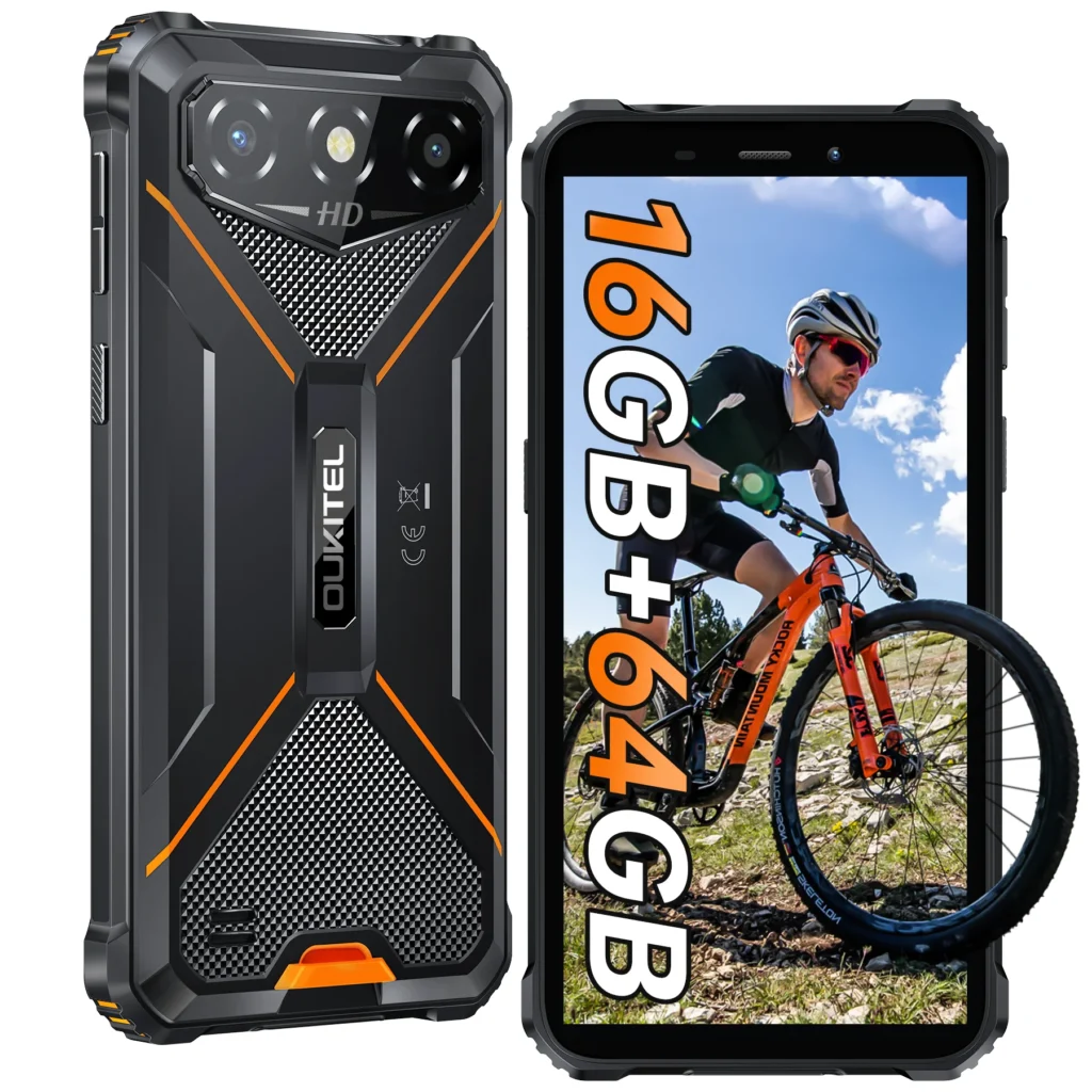 Wytrzymały smartfon OUKITEL G3, odblokowany – 16GB+256GB/1TB TF, 6-calowy, 6300mAh