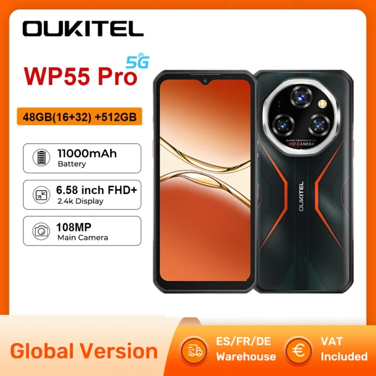 Wytrzymały smartfon Oukitel WP55 Pro 5G, 48 GB (16+32) + 512 GB, ekran 6,6 cala - zdjęcie 1