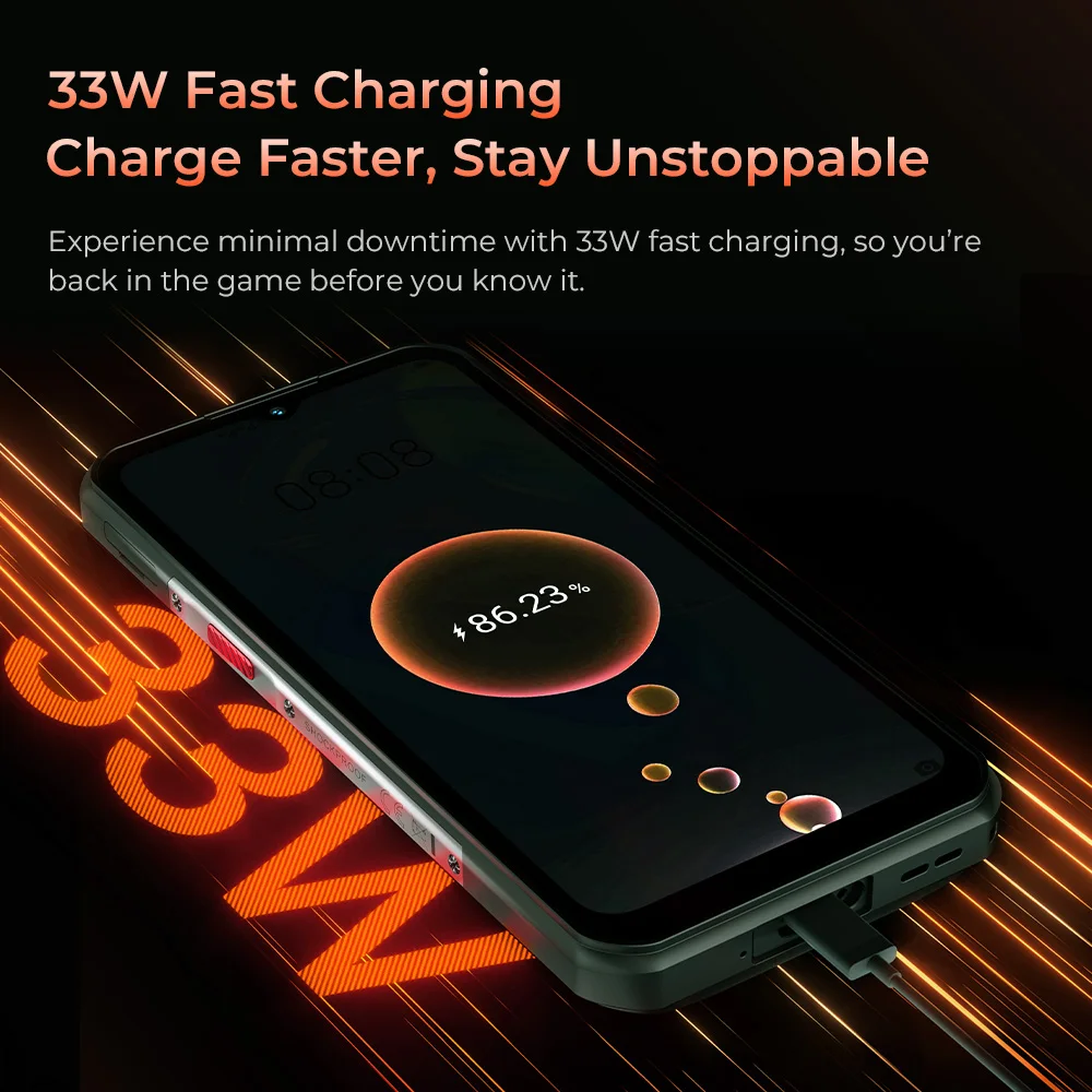 Wytrzymały smartfon Oukitel WP55 Pro 5G, 48 GB (16+32) + 512 GB, ekran 6,6 cala – oferta