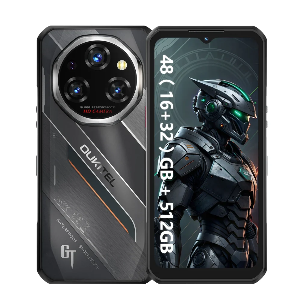 Wytrzymały smartfon Oukitel WP62 5G, procesor MTK Dimensity 7025, 48 GB (16+32)