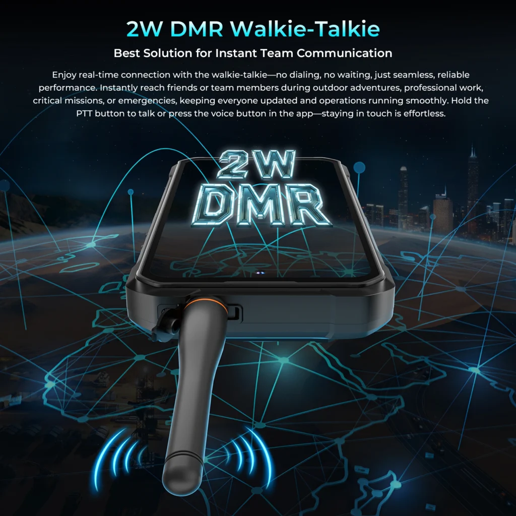 Wytrzymały telefon Oukitel WP61 Plus 5G z funkcją walkie-talkie, Android 16, 36