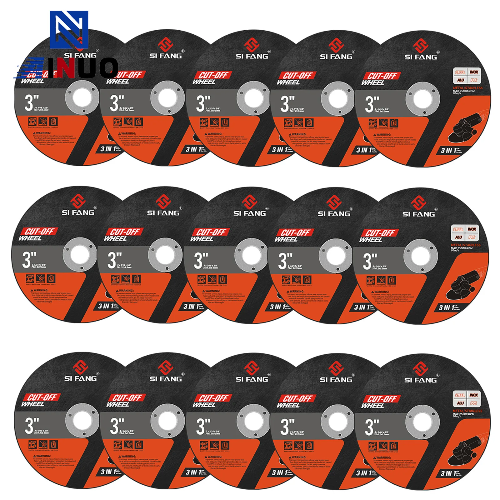1-100szt Metalowa tarcza tnąca 75mm Tarcza szlifierska do cięcia metalu Brzeszczot do piły tarczowej ze stali…