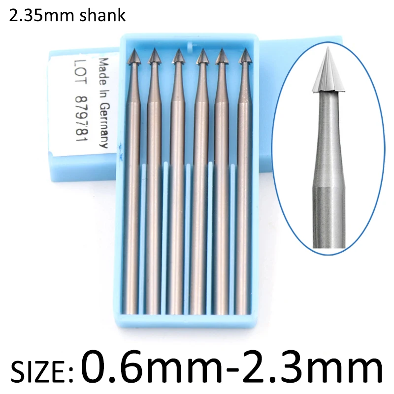 1-6 sztuk 0.6mm-2.3mm parasol bity stal wolframowa grawerowania nóż do rzeźbienia 2.35mm golonka… 1-6 sztuk 0.6mm-2.3mm parasol bity stal wolframowa grawerowania nóż do rzeźbienia 2.35mm golonka…