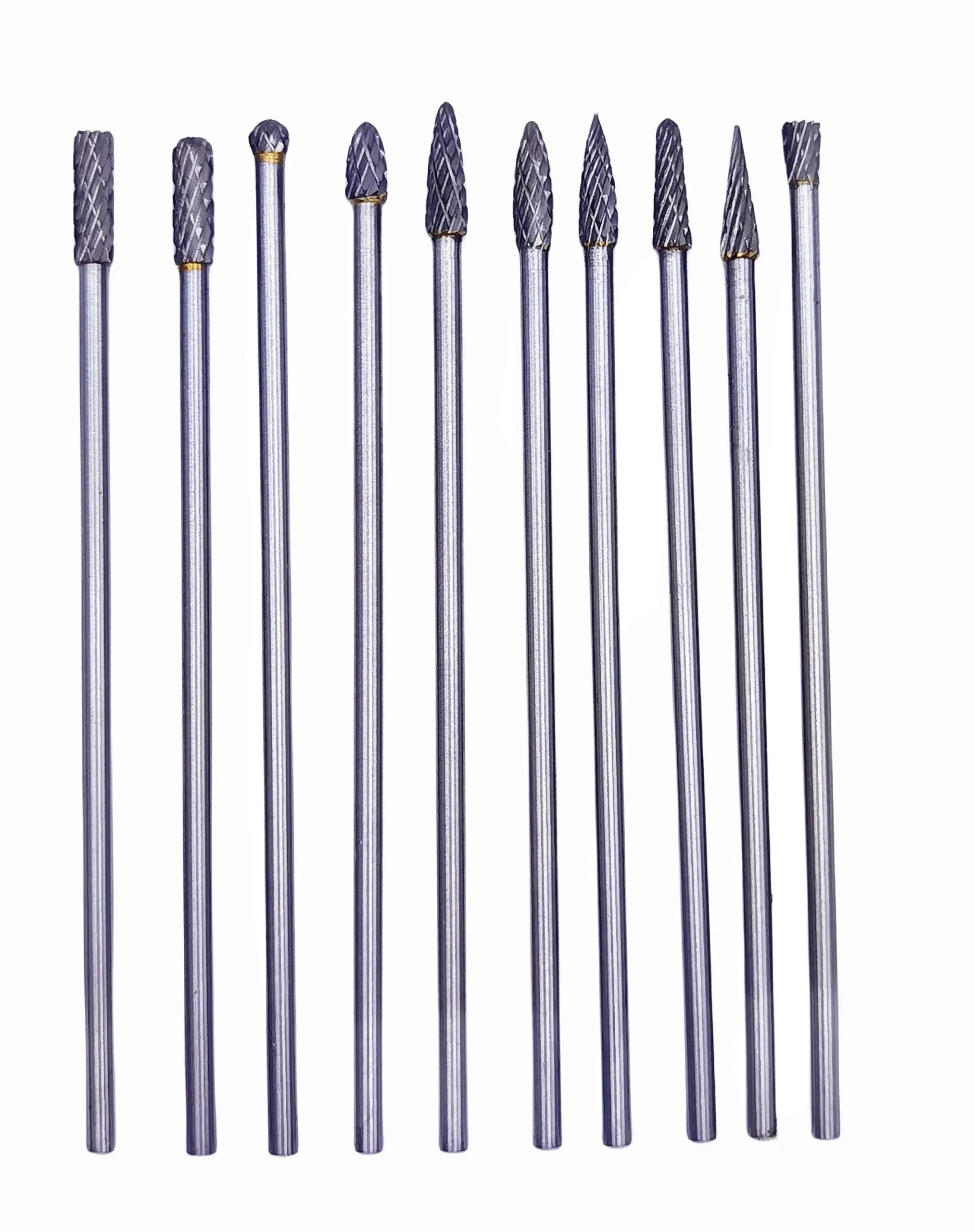 1 szt. 3x4x100mm zadzior z węglika wolframu 3mm rob do szlifierki dremel szlifowanie cięcie narzędzia obrotowe 1 szt. 3x4x100mm zadzior z węglika wolframu 3mm rob do szlifierki dremel szlifowanie cięcie narzędzia obrotowe