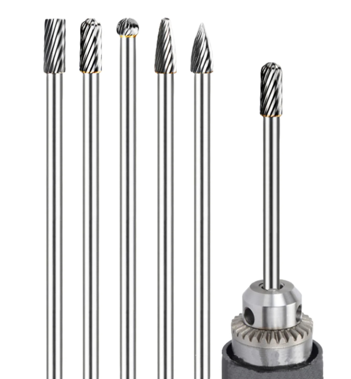 1 szt. 6x8x120mm długie zadziory węglika wolframu do szlifowania stali dremel do szlifowania drewna 1 szt. 6x8x120mm długie zadziory węglika wolframu do szlifowania stali dremel do szlifowania drewna