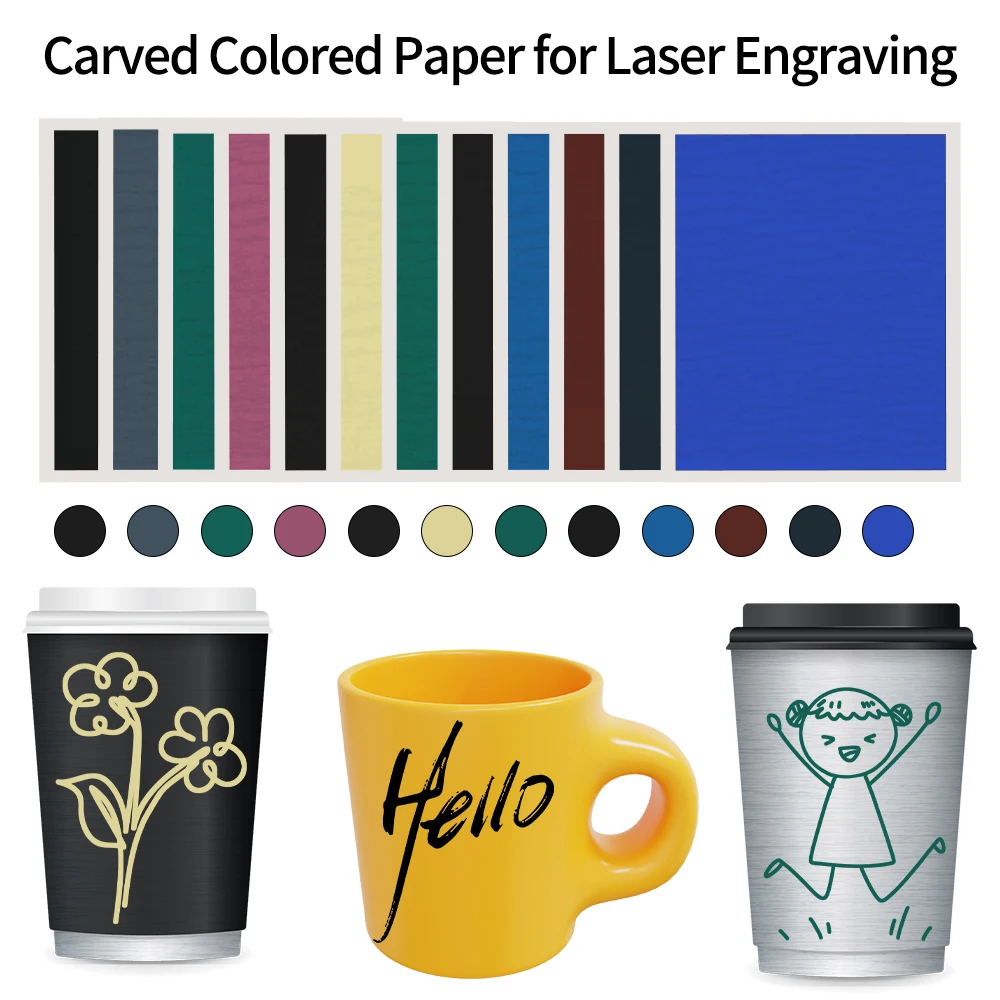 1 szt. Papier do znakowania grawerowania do grawerki laserowej i maszyny do cięcia do ceramiki szklane płytki… 1 szt. Papier do znakowania grawerowania do grawerki laserowej i maszyny do cięcia do ceramiki szklane płytki…