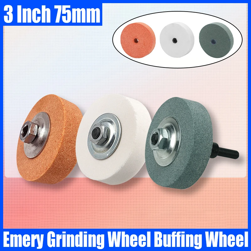 1 sztuk 3 Cal 75mm Emery ściernica nakładka polerska tarcza szlifierska Metal tarcza polerska kamień… 1 sztuk 3 Cal 75mm Emery ściernica nakładka polerska tarcza szlifierska Metal tarcza polerska kamień…