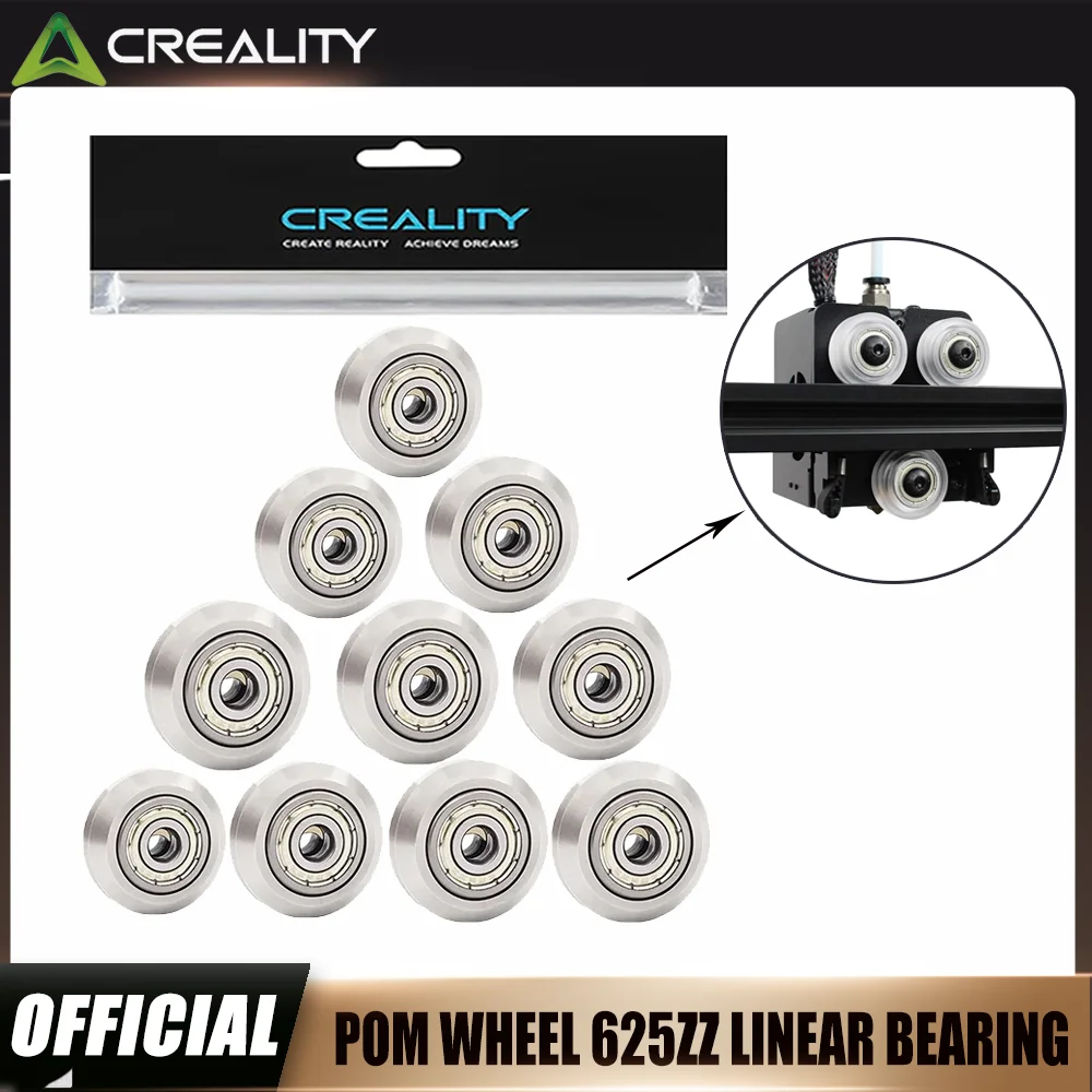 10/20 sztuk Creality POM koło plastikowe koło pasowe łożysko liniowe dla Ender-3/V2/Ender-3 S1/CR-10 seria…
