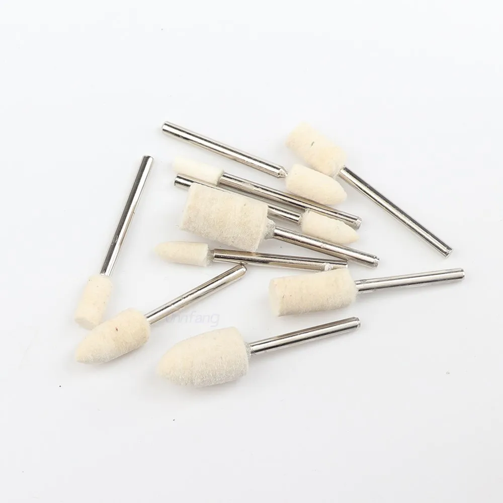 10 sztuk/5 sztuk wełny filc zamontowany polerowanie tarcza polerska OD 3-10mm głowica szlifująca do wiertarka… 10 sztuk/5 sztuk wełny filc zamontowany polerowanie tarcza polerska OD 3-10mm głowica szlifująca do wiertarka…