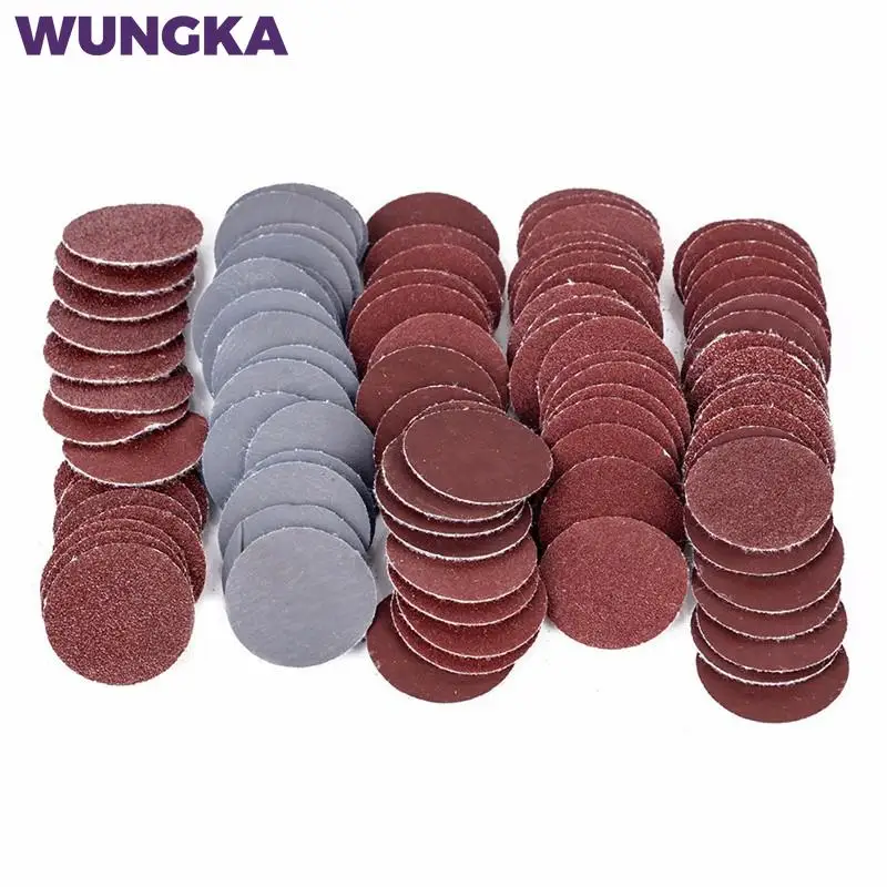 100 sztuk 25mm 1 Cal papier ścierny Grit 80-7000 papier ścierny z wit Hook & Loop dla ścierne szlifierka Disc… 100 sztuk 25mm 1 Cal papier ścierny Grit 80-7000 papier ścierny z wit Hook & Loop dla ścierne szlifierka Disc…