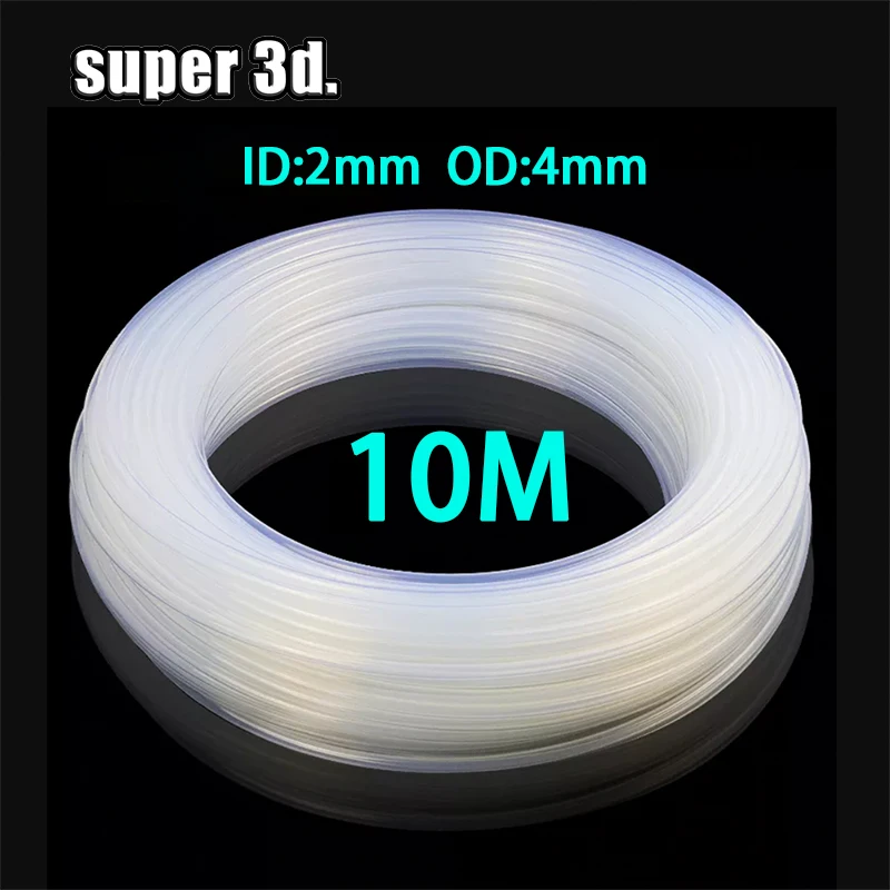 10m Przezroczysta rurka PTFE PFA ID 2mm OD 4mm do V5/V6 1.75mm Bowden Extruder J-head Hotend Throat Części do… 10m Przezroczysta rurka PTFE PFA ID 2mm OD 4mm do V5/V6 1.75mm Bowden Extruder J-head Hotend Throat Części do…