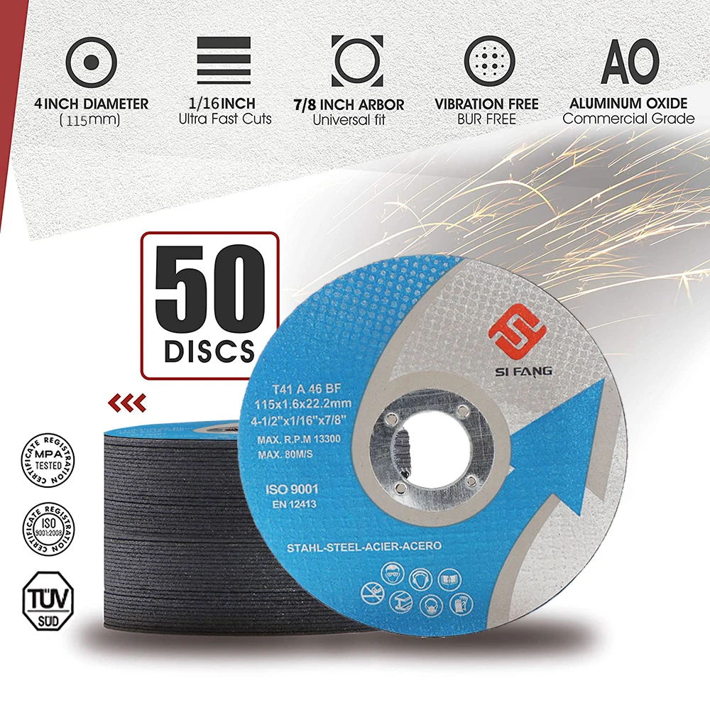 115mm tarcza tnąca Ultra cienki Metal i ostrze odcinające ze stali nierdzewnej do szlifierki kątowej nóż do… 115mm tarcza tnąca Ultra cienki Metal i ostrze odcinające ze stali nierdzewnej do szlifierki kątowej nóż do…