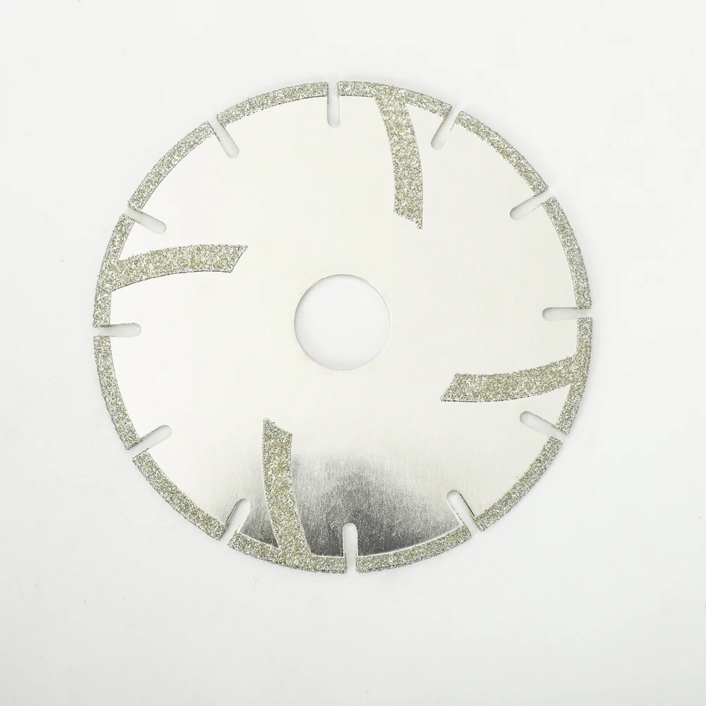 1Pc 115mm galwanicznie diamentowy kamień marmur kromka Jade ostrze tnące kamień szkło wzmocnione plastikowe…