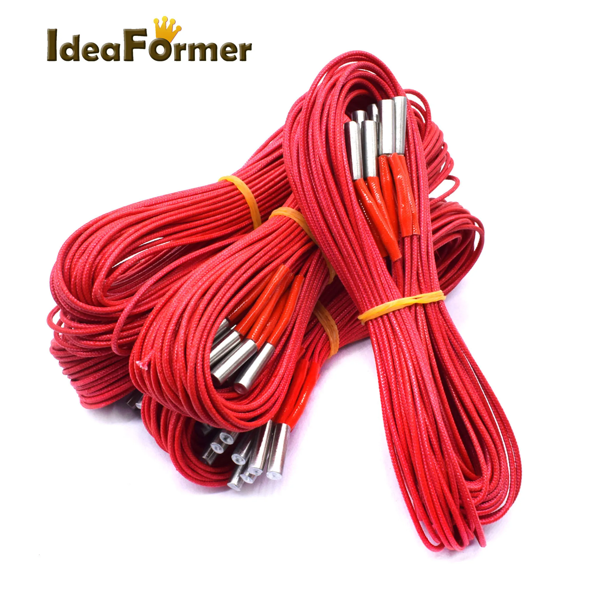 1szt Podgrzewacz wkładu do drukarek 3D 12V/24V 40W 6*20mm 1m Czerwony Do MK Mendel Reprap Extruder Części… 1szt Podgrzewacz wkładu do drukarek 3D 12V/24V 40W 6*20mm 1m Czerwony Do MK Mendel Reprap Extruder Części…