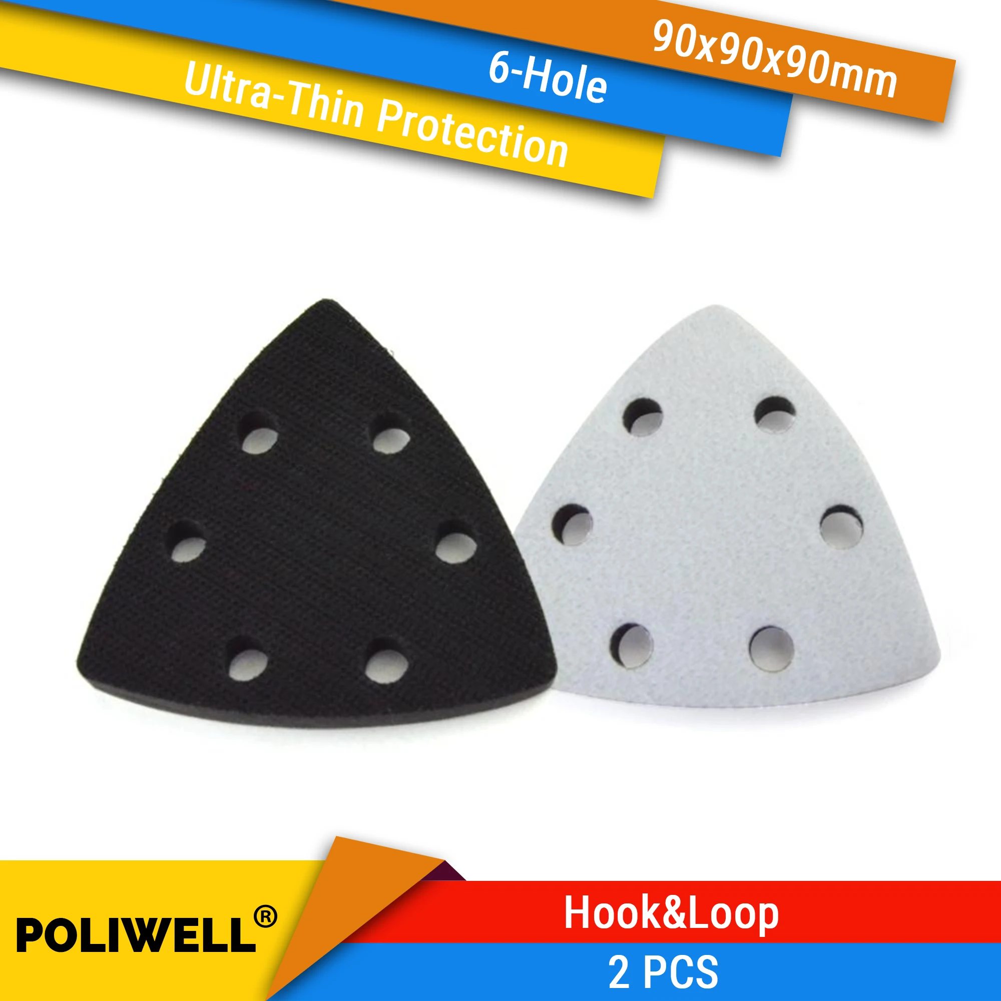 2 szt. 90x90x90MM 6-otworowa miękka gąbka z haczykiem i pętelką podkładka ochronna powierzchni do polerowania… 2 szt. 90x90x90MM 6-otworowa miękka gąbka z haczykiem i pętelką podkładka ochronna powierzchni do polerowania…