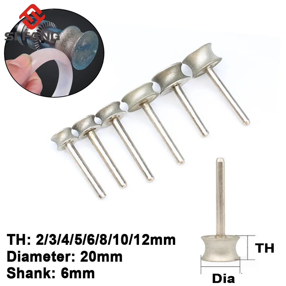 2mm-12mm wklęsła diamentowa tarcza ścierna szklana okrągła bransoletka z koralików szlifierskich pierścień… 2mm-12mm wklęsła diamentowa tarcza ścierna szklana okrągła bransoletka z koralików szlifierskich pierścień…