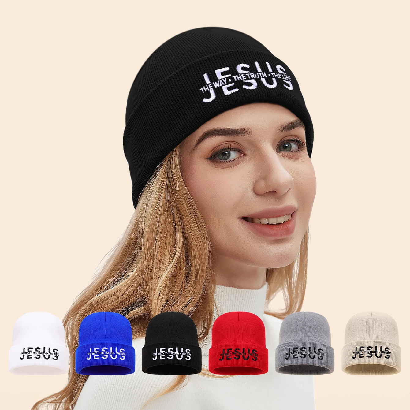 3 szt./2 szt./1 szt. Ciepła dzianinowa czapka jesienno-zimowa dla mężczyzn i kobiet, codzienna czapka typu hoodie z haftowanymi literami w stylu hip-hop, czapka beanie na Halloween 3 szt./2 szt./1 szt. Ciepła dzianinowa czapka jesienno-zimowa dla mężczyzn i kobiet, codzienna czapka typu hoodie z haftowanymi literami w stylu hip-hop, czapka beanie na Halloween