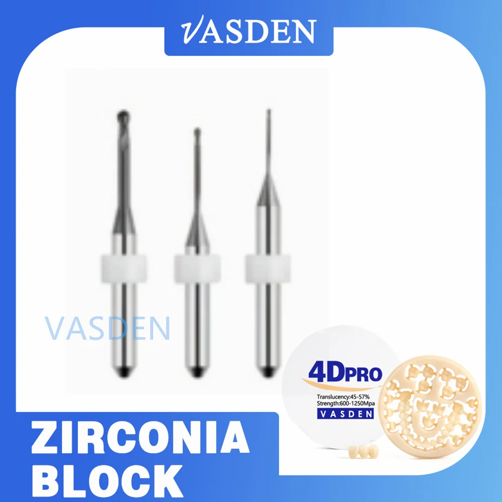 3 sztuki frezów dentystycznych Yenadent z cyrkoniami, trzpieniem i diamentową powłoką, frezy do frezowania… 3 sztuki frezów dentystycznych Yenadent z cyrkoniami, trzpieniem i diamentową powłoką, frezy do frezowania…