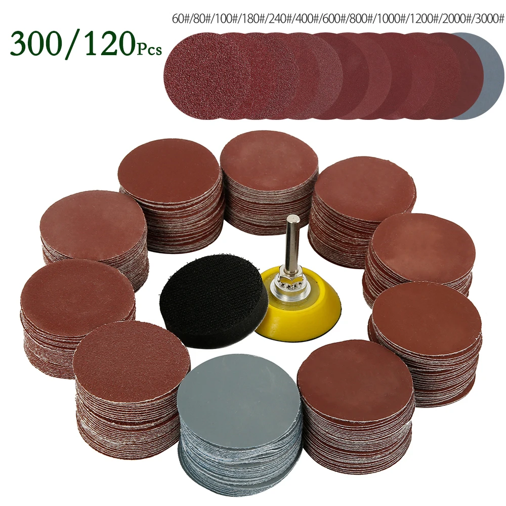 300 szt. 50mm tarcza szlifierska 2 cale 60-3000 papier ścierny zestaw podkładek szlifierskich do… 300 szt. 50mm tarcza szlifierska 2 cale 60-3000 papier ścierny zestaw podkładek szlifierskich do…
