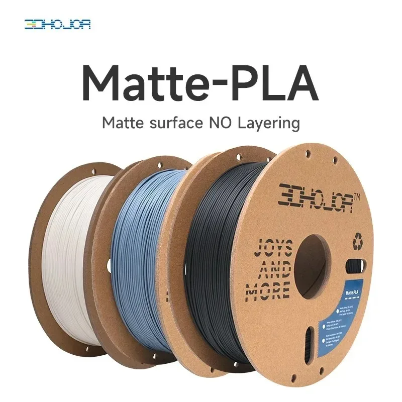 3DHOJOR PLA Filamenty do drukarek 3D 1KG 1,75MM Matowy materiał do druku 3D PLA Ulepszony matowy filament PLA…