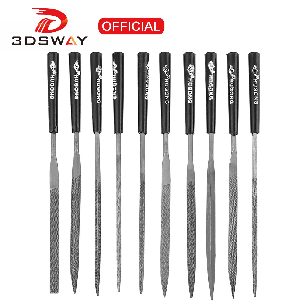 3DSWAY 10 sztuk 3*140mm zestaw pilników igłowych diamentowe poręczne narzędzia rzemiosło ceramiczne DIY szkło… 3DSWAY 10 sztuk 3*140mm zestaw pilników igłowych diamentowe poręczne narzędzia rzemiosło ceramiczne DIY szkło…