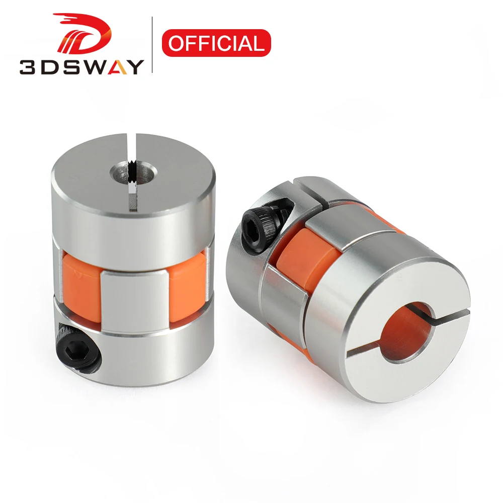 3DSWAY elastyczny łącznik wału D20L25 dwuszczękowy łącznik kwiat śliwy 5X8MM złącze silnika krokowego do… 3DSWAY elastyczny łącznik wału D20L25 dwuszczękowy łącznik kwiat śliwy 5X8MM złącze silnika krokowego do…