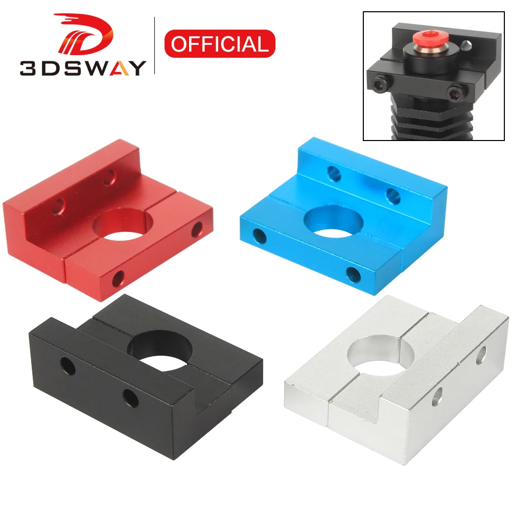 3DSWAY V6 Hotend Stały blok E3D V6 Volcano BP6 Uchwyt wytłaczarki z gorącym końcem Wspornik montażowy do… 3DSWAY V6 Hotend Stały blok E3D V6 Volcano BP6 Uchwyt wytłaczarki z gorącym końcem Wspornik montażowy do…