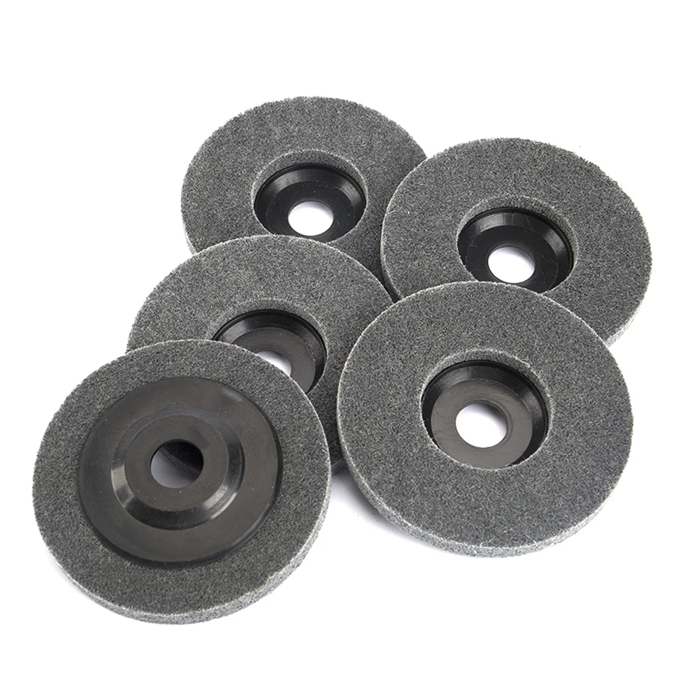 4″ 4.5″ 5″ 100/115/125mm Nylonowa Ściernica Polerska z Włókna, Nie Tkana Ściernica Polerska do Metalu, 2/5/10…