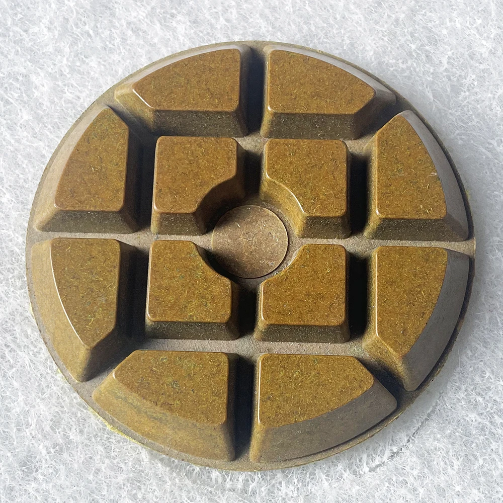 4-calowy (100mm) diamentowy blok do szlifowania podłóg, pad polerski do szlifowania betonu, cementu, kamienia… 4-calowy (100mm) diamentowy blok do szlifowania podłóg, pad polerski do szlifowania betonu, cementu, kamienia…