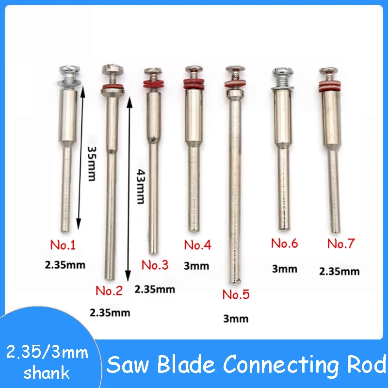 5-50 sztuk przystawka do piły pręt zaciskowy 2.35/3mm Shank narzędzie obrotowe do obróbki drewna Dremel…