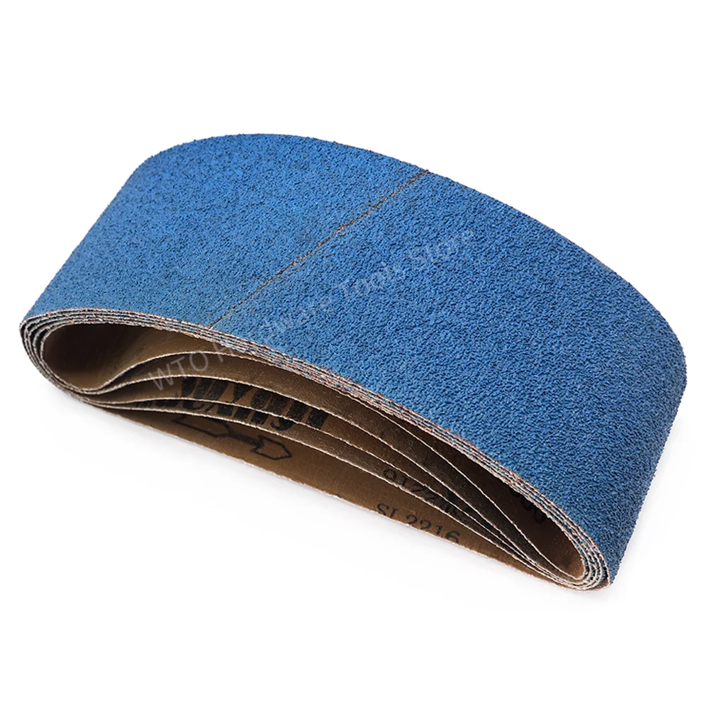 5 SZT. 610 * 100mm Papier Ścierny do Szlifierki Taśmowej 40-400 Gradacji Cyrkonowa Taśma Ścierna do Metalu do…