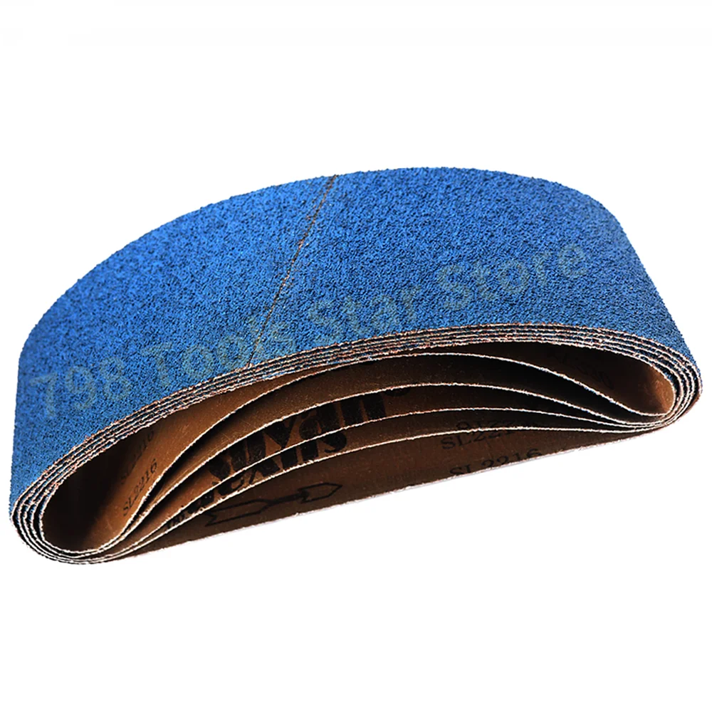 5 SZT. 915x100mm Niebieskie Taśmy Ścierne 40-P400 Gradacji z Korundem Cyrkoniowym do Szlifierek Stołowych… 5 SZT. 915x100mm Niebieskie Taśmy Ścierne 40-P400 Gradacji z Korundem Cyrkoniowym do Szlifierek Stołowych…