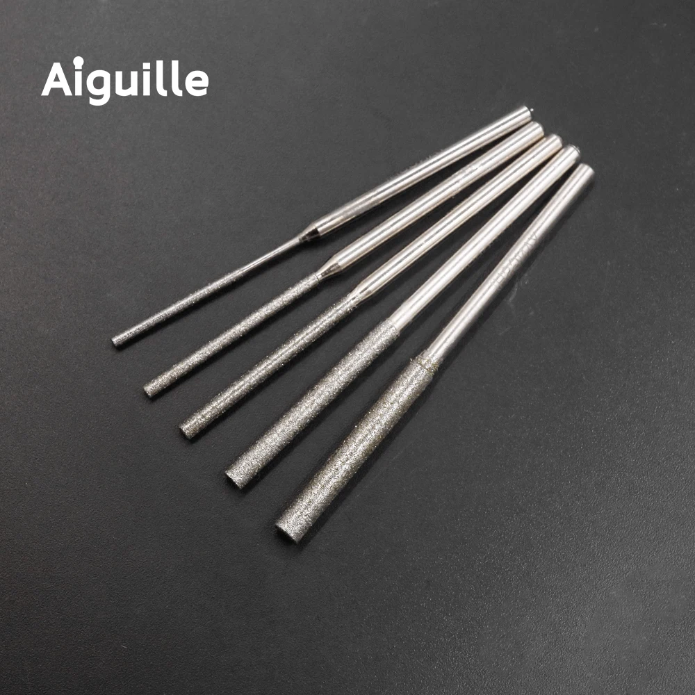 5 sztuk 150# Ultralong Long 3x70mm diamentowy punkt szlifierski diamentowy żarnik szlifierski punkt…