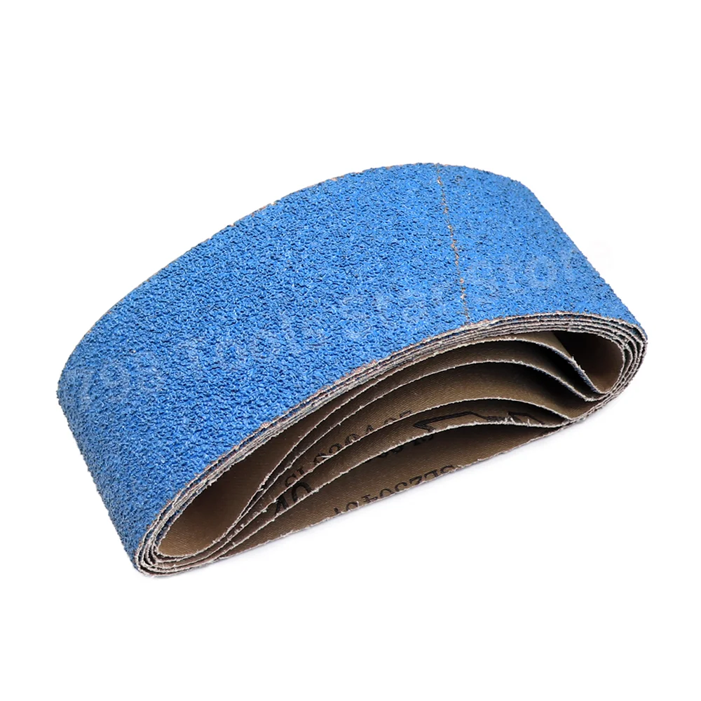 5 sztuk 457*75mm ścierne taśmy szlifierskie cyrkonowe korundowe taśmy szlifierskie 40/60/80/100/120 grys do…