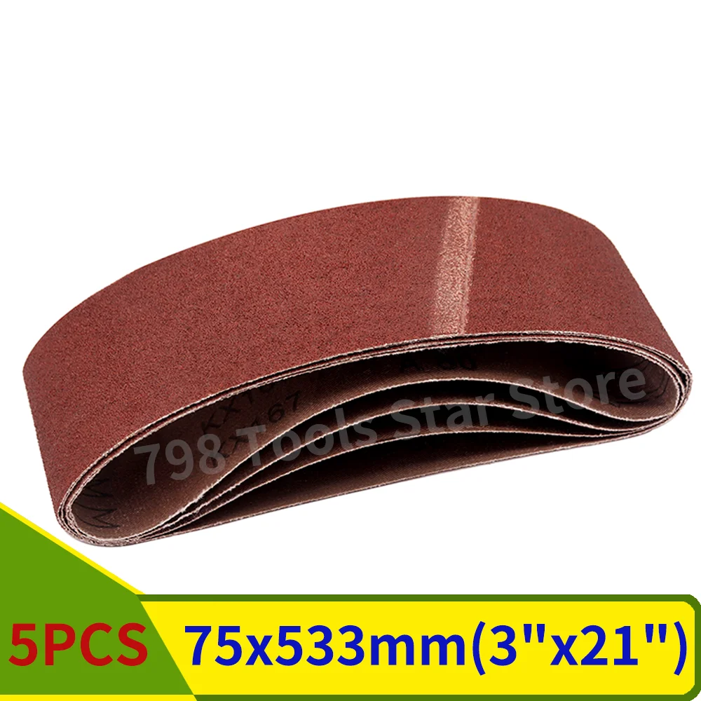 5 sztuk 533*75mm pasy szlifierskie 40-1000 grys drewno miękki metal papier ścierny do polerowania taśmy… 5 sztuk 533*75mm pasy szlifierskie 40-1000 grys drewno miękki metal papier ścierny do polerowania taśmy…