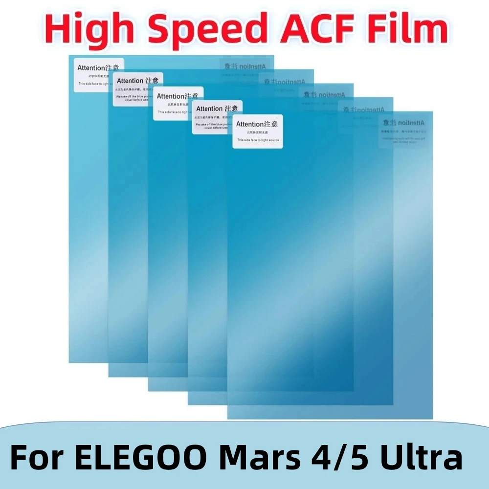 5 Sztuk 7 Cal Folia ACF 235*160mm dla ELEGOO Mars 5 Ultra Mars 4 Ultra Mars 4 0.3mm Żywica UV Drukarki 3D… 5 Sztuk 7 Cal Folia ACF 235*160mm dla ELEGOO Mars 5 Ultra Mars 4 Ultra Mars 4 0.3mm Żywica UV Drukarki 3D…