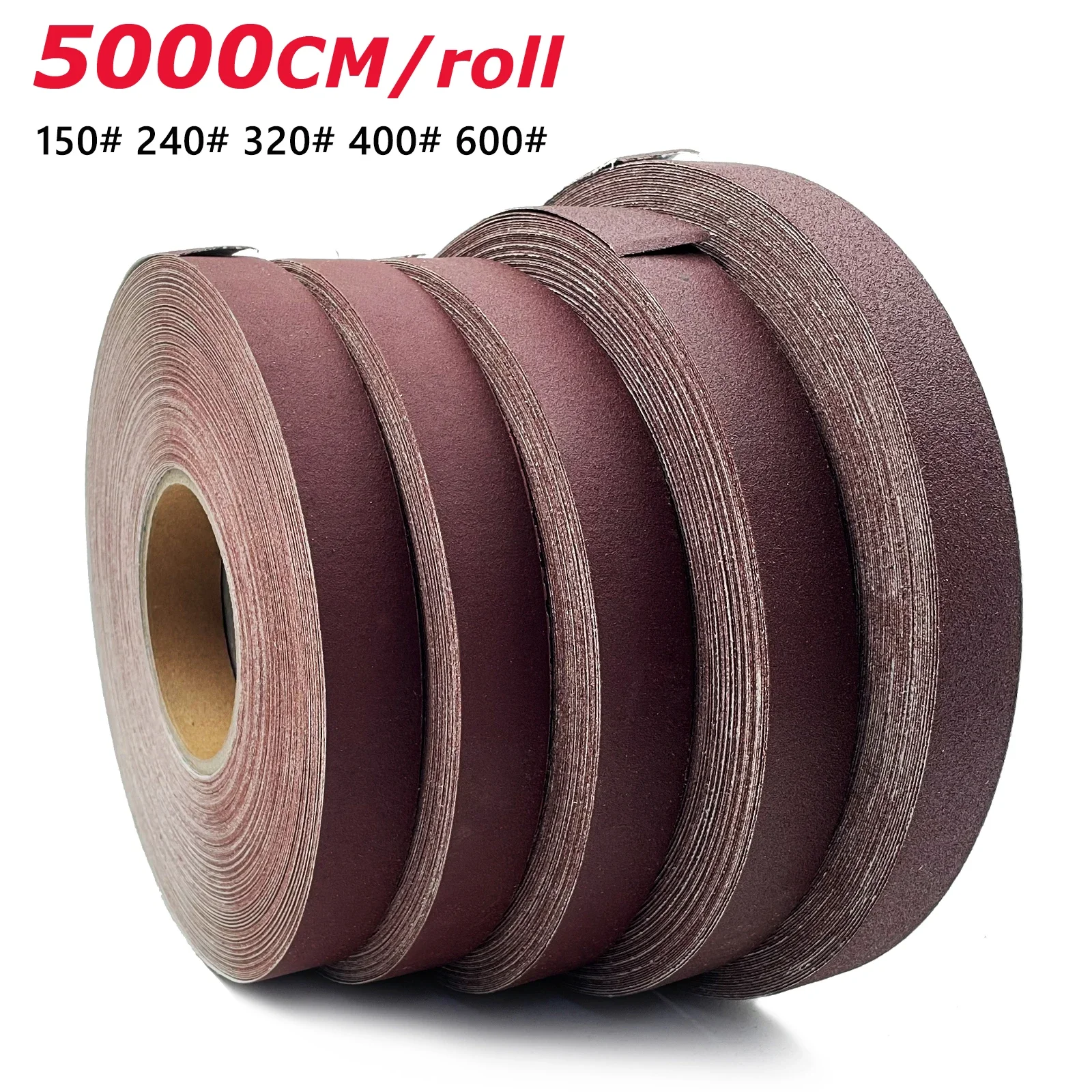 5000CM 60-600 Grit Emery Cloth Roll Papier ścierny do polerowania narzędzi szlifierskich Obróbka metali Dremel…
