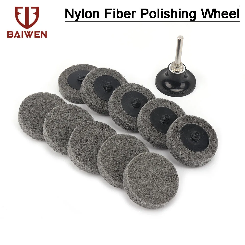 50mm 2-calowa tarcza ścierna z włókna nylonowego tarcza polerska tarcze polerskie 9P włóknina tarcza… 50mm 2-calowa tarcza ścierna z włókna nylonowego tarcza polerska tarcze polerskie 9P włóknina tarcza…