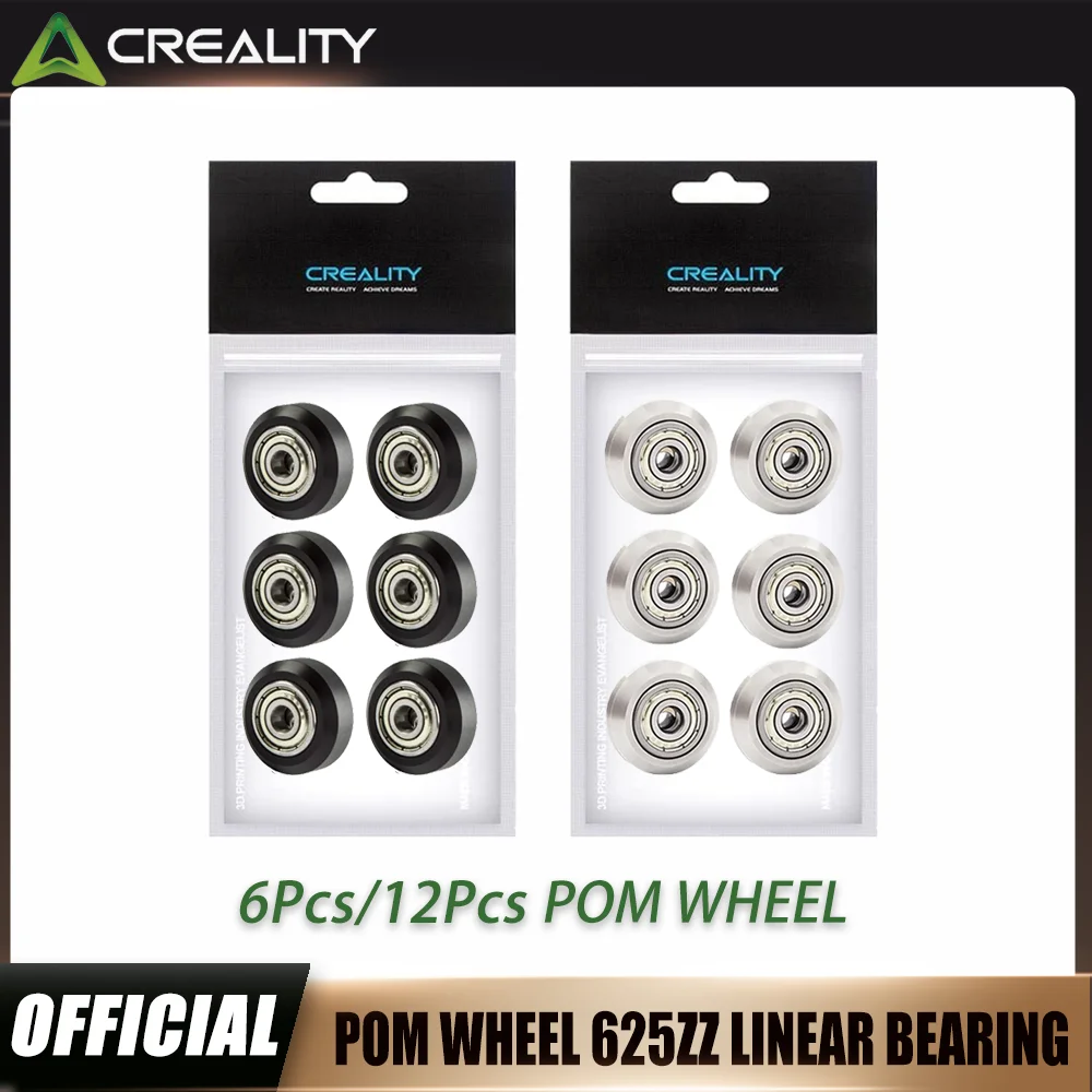 6/12 sztuk Creality POM koło plastikowe koło pasowe łożysko liniowe dla Ender-3/V2/Ender-3 S1/CR-10 seria…