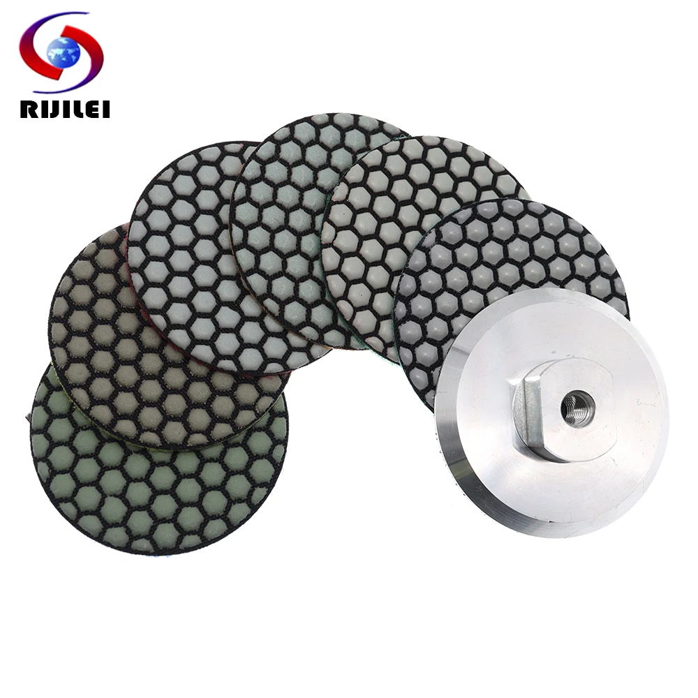6 szt. Super 3-calowe suche pady polerskie, elastyczne tarcze szlifierskie 80 mm do granitu, marmuru i… 6 szt. Super 3-calowe suche pady polerskie, elastyczne tarcze szlifierskie 80 mm do granitu, marmuru i…