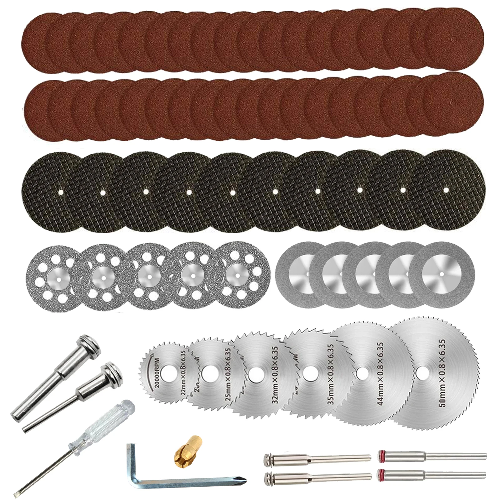 63/71 sztuk Mini zestaw tarcz tnących HSS brzeszczot do piły tarczowej diamentowe włókno szklane żywica… 63/71 sztuk Mini zestaw tarcz tnących HSS brzeszczot do piły tarczowej diamentowe włókno szklane żywica…
