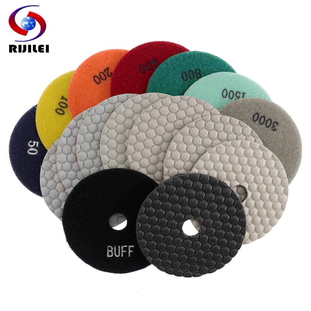 8 SZT./Zestaw 4-calowe suche pady polerskie Sharp 100mm BUFF do polerowania kamienia, granitu, marmuru… 8 SZT./Zestaw 4-calowe suche pady polerskie Sharp 100mm BUFF do polerowania kamienia, granitu, marmuru…