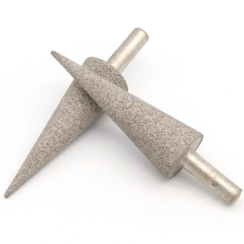 8mm 17mm stożkowa lutowana diamentowa głowica szlifierska 6mm chwyt do szlifowania materiałów ściernych… 8mm 17mm stożkowa lutowana diamentowa głowica szlifierska 6mm chwyt do szlifowania materiałów ściernych…