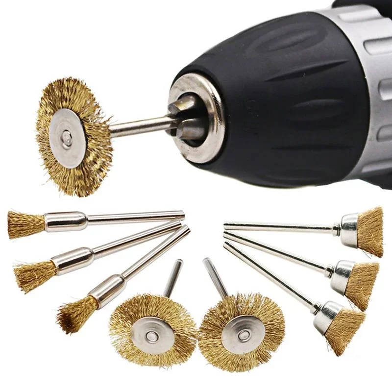 9 szt. 3 mm szczotki z drutu miedzianego usuwanie rdzy z metalu polerowanie do szlifierki obrotowej akcesoria… 9 szt. 3 mm szczotki z drutu miedzianego usuwanie rdzy z metalu polerowanie do szlifierki obrotowej akcesoria…