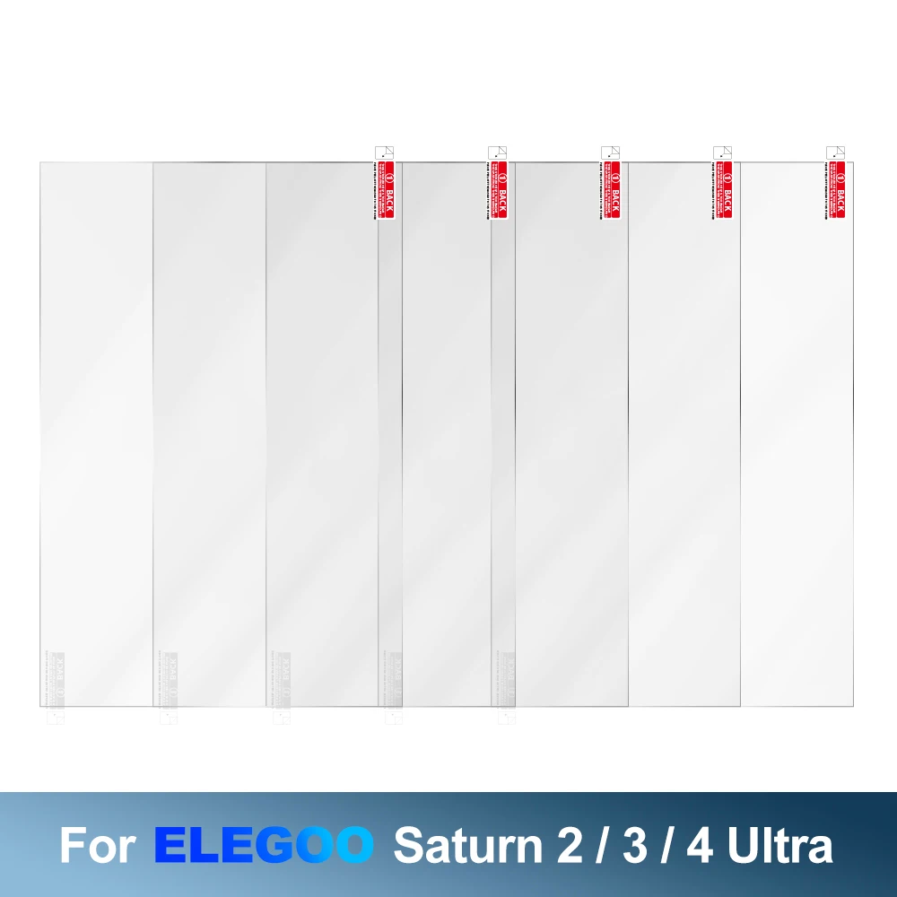 Akcesoria do drukarek 3D, 5 sztuk folii ochronnych na ekran 10,1 cala do ELEGOO Saturn 4, Saturn 4 Ultra…
