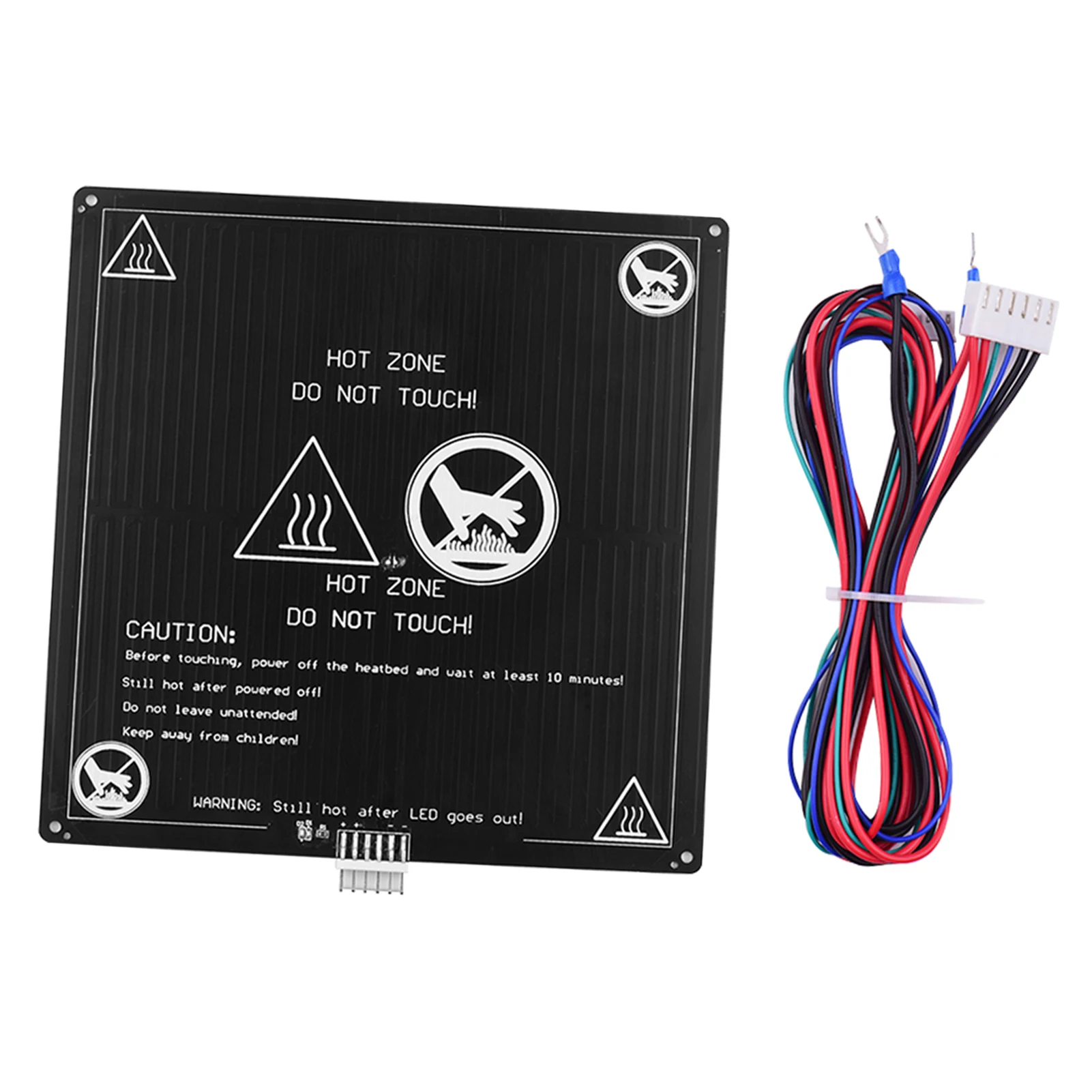 Aluminiowe łóżko podgrzewane 12V Hotbed 220*220*3mm z przewodowym kablem Zestaw platform grzewczych do części…