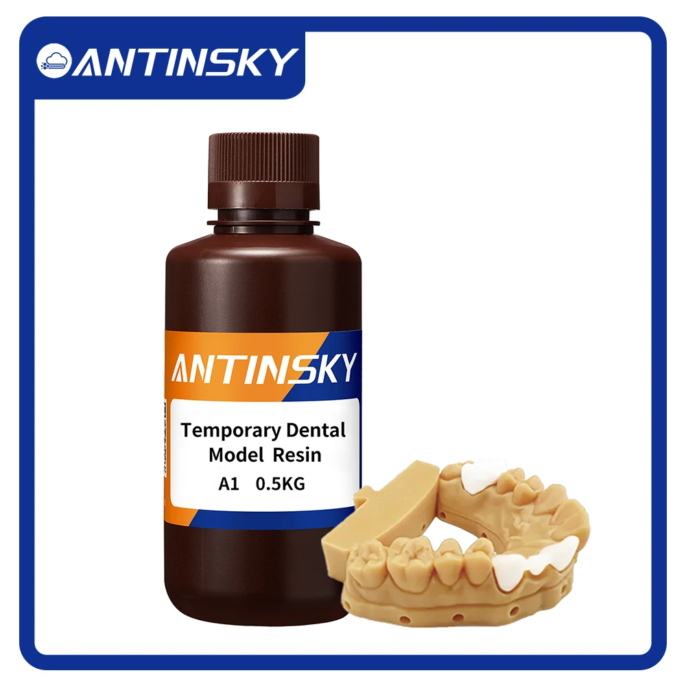 Antinsky Tymczasowa żywica stomatologiczna 405nm 0,5 kg używana do teech i wysoka precyzja / niskiego skurczu… Antinsky Tymczasowa żywica stomatologiczna 405nm 0,5 kg używana do teech i wysoka precyzja / niskiego skurczu…