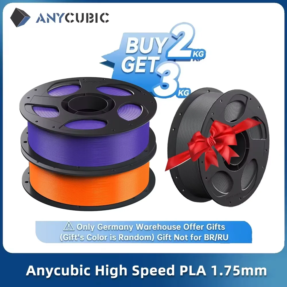 ANYCUBIC 1kg/rolka szybki żarnik PLA 1,75mm plastik do drukarki 3D gumowe materiały eksploatacyjne do serii…